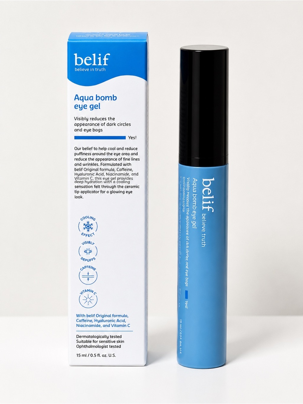 belif Aqua Bomb Eye Gel - Blue Cooling Eye Gel